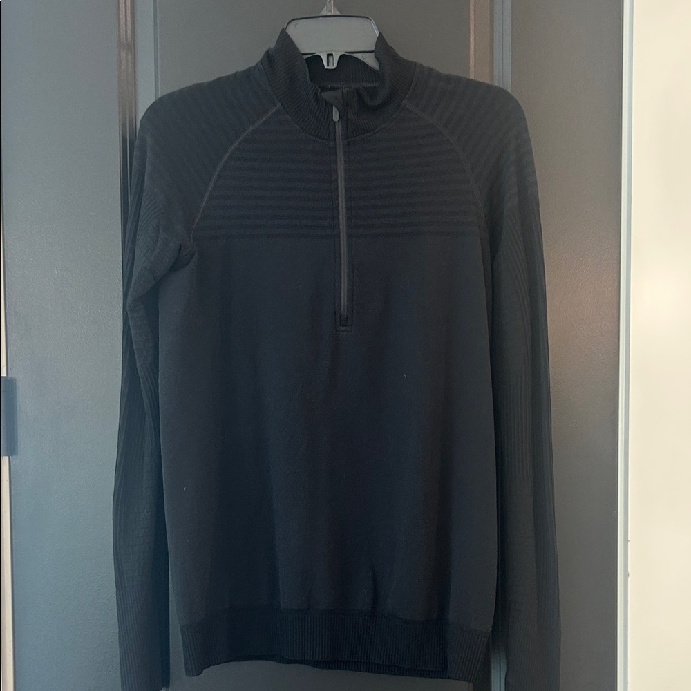 lululemon athletica Black Quarter-Zip Top